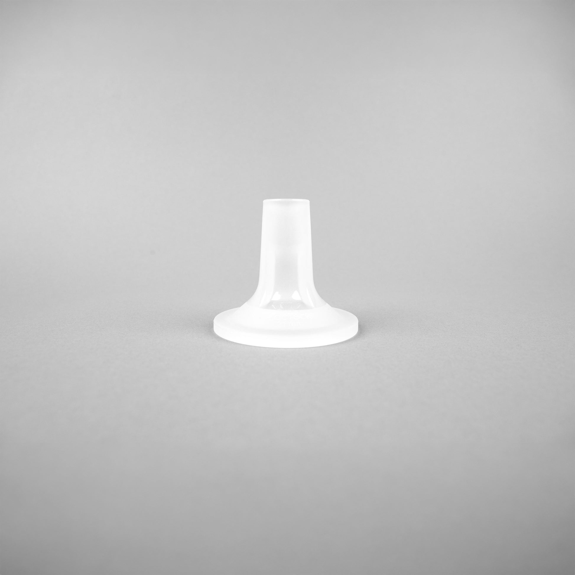 LacTeck soft silicone breast pump flange for comfort designed to mimic baby’s natural suckling motion