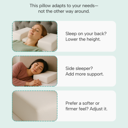 LacTeck Perfect Sleep Adjustable Pillow-1st Gen