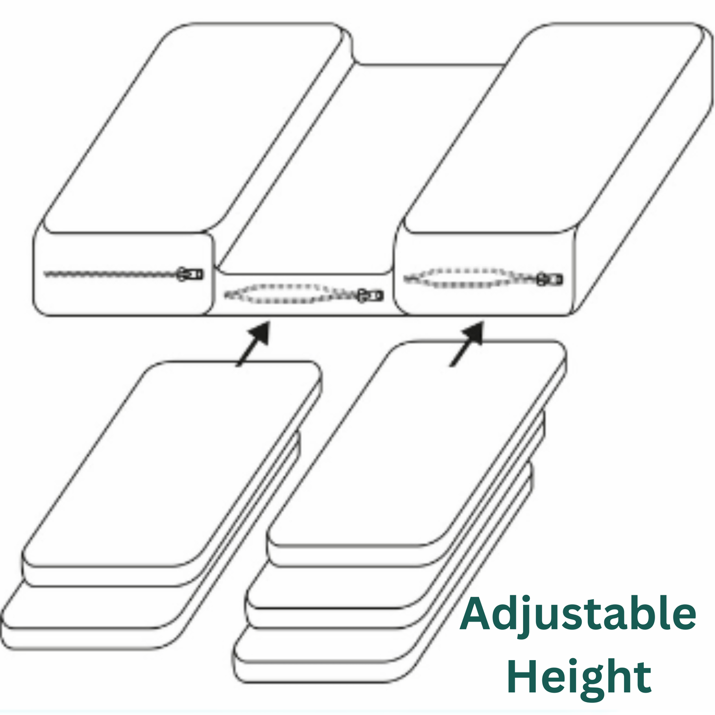 LacTeck Perfect Sleep Adjustable Pillow-1st Gen